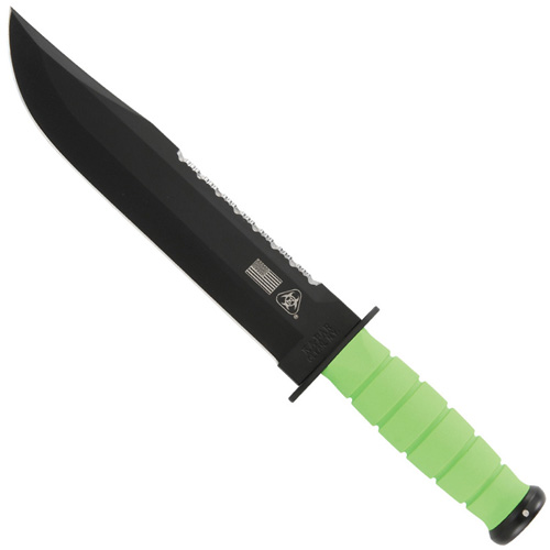 Zombro Big Brother Plain Edge Fixed Blade Knife