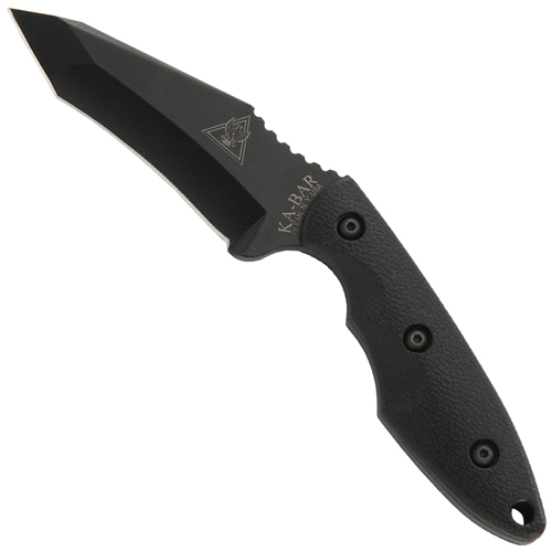Ka-Bar Hinderance Hell Fire Sidelock Fixed Knife
