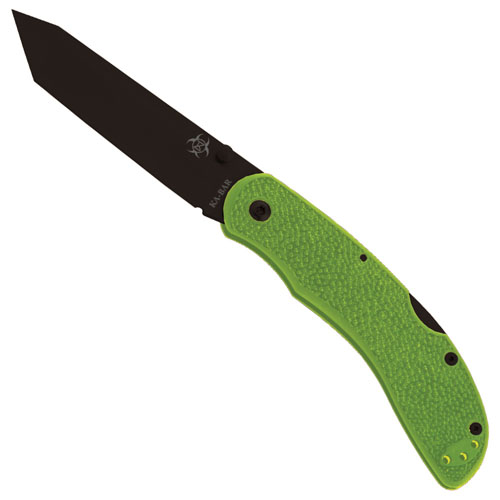 Ka-Bar 2-5698-1 ZK Kharon Tanto Straight Edge Folding Knife