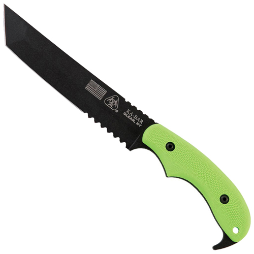 Famine Tanto Style Half Serrated Fixed Blade Knife