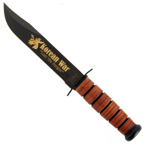 Ka-Bar 2-9106-7 USMC Korean War 50th Anniversary Fixed Blade Knife