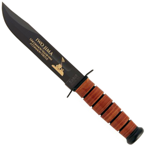 Ka-Bar IWO Jima Commemorative 1095 Cro-Van Steel Fighting Knife