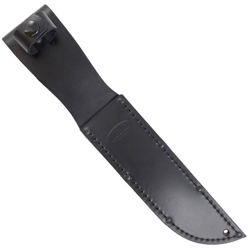 Full-size Black Leather Sheath for 7 Inch Long Knife