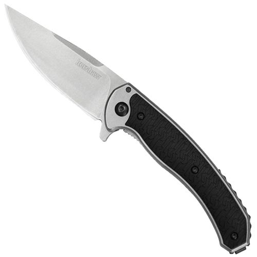 Kershaw Strobe Flipper Diskin Stonewash Folding Knife