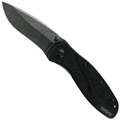 Kershaw Blur Black Plain Edge Folding Knife