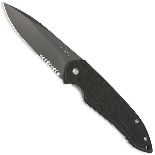 Kershaw Scamp Black Serrated Edge Hunting Knife