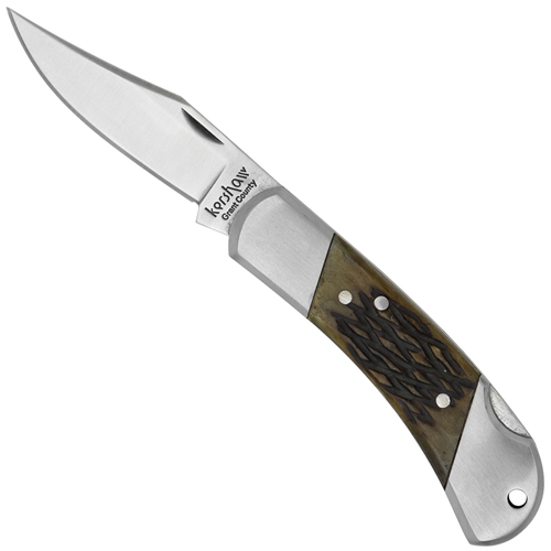 Kershaw Black Gulch Jigged Bone Handle Folding Knife