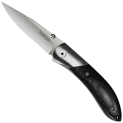 Kershaw Crown Micarta Handle Plain Edge Knife
