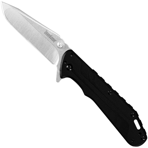 Kershaw Thermite Steel Handle Folding Knife