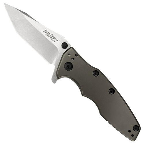 Kershaw Shield Assisted Opening Steel Gray Folding Knife