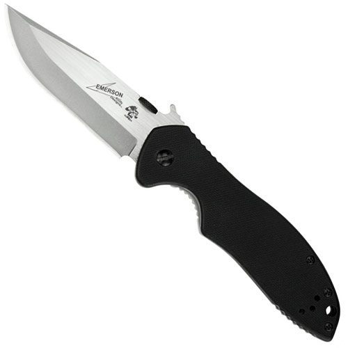 CQC-6K Clip-Point Plain Edge Blade Folding Knife