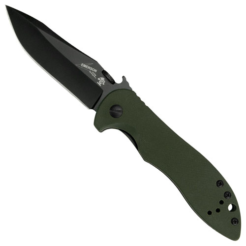 CQC-5K Black-Oxide Coated Folding Blade Knife - Olive Drab