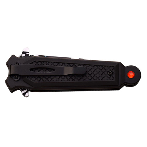 Dark Side 4.5 Inch Closed Folding Blade Knife with Cross Art