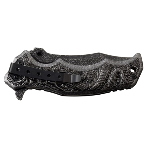 Dark Side Blades 4.75 Inch Anodized Aluminum Handle Folding Knife