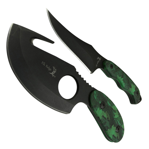 Master Cutlery Elk Ridge ER-300CA Hunting Knife 2 Piece Set