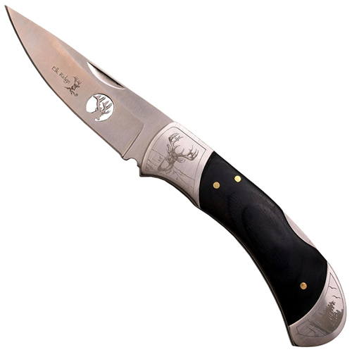 Elk Ridge Cut Out Logo 3.5 Inch Folding Knife