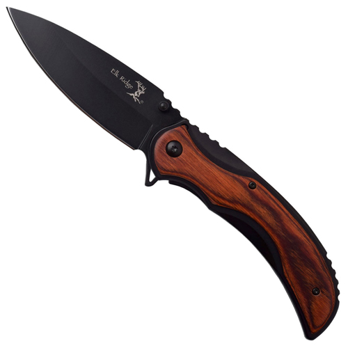 Elk Ridge ER-924BK Black Blade Manual Folding Knife