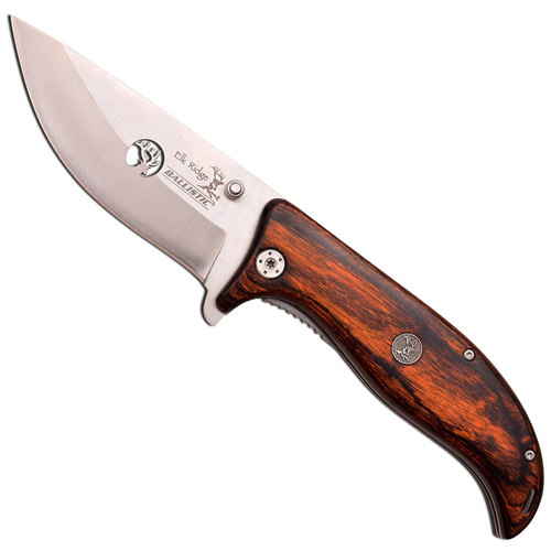 Elk Ridge Brown handle ER-A156BW Spring Assisted Knife
