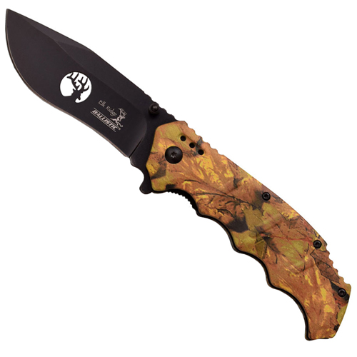 Elk Ridge 3.4 Inch Blade Cut Wire Logo Folding Knife