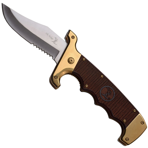 Elk Ridge 0.105 Inch Thick Steel Blade Folding Knife