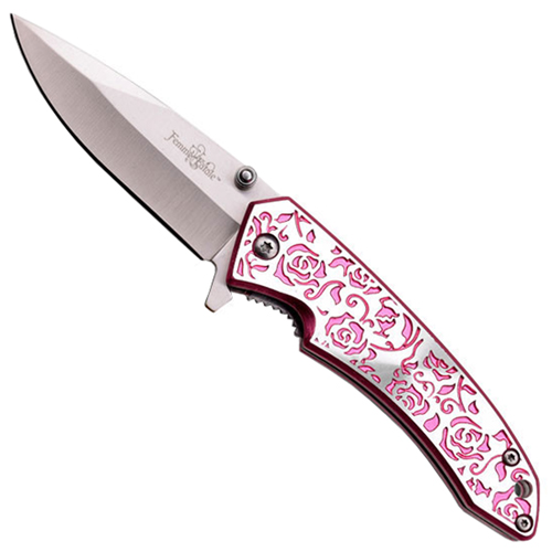 Femme Fatale Mirror Blade Folding Knife
