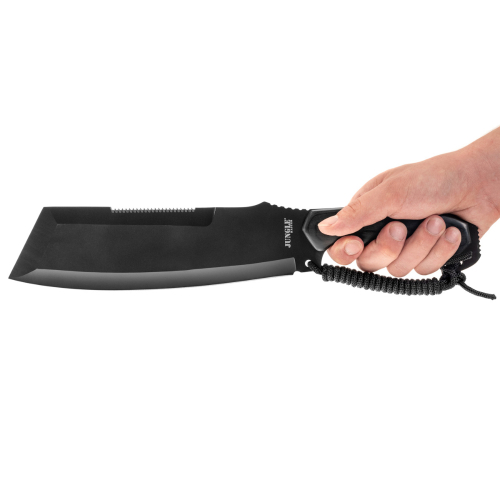 JM-034 Machete - Black Wood Handle w Lanyard