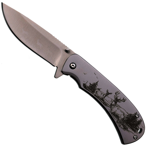 Master Collection Eagle Art Work 4.5 Inch Folding Knife