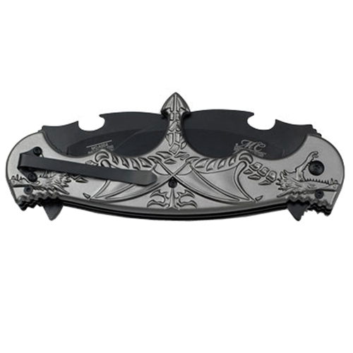 Masters Collection 3mm Stainless Steel Dual Color Handle Folding Knife