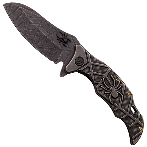 Masters Collection Acid Etched Folding Blade Knife Mr.Knife