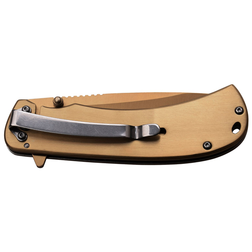 Masters Collection Laser Etch Artwork Handle Folding Blade Knife Mr.Knife