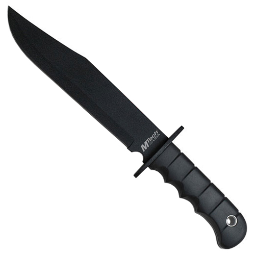 MTech USA Black Fixed Blade Knife W/ Nylon Sheath