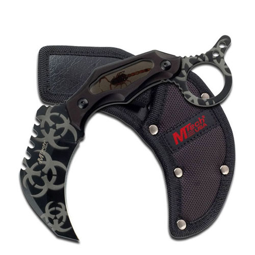 MTech USA Fantasy Scorpion Poly Fitting Fixed Blade Knife