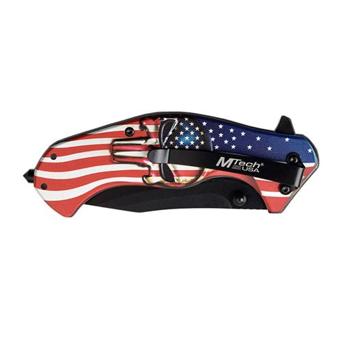 MTech USA 3.25 Inch Folding Blade Knife w/ Glass Breaker