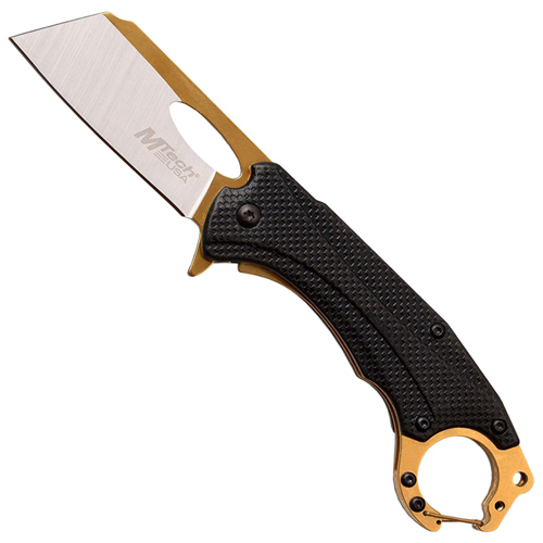MTech USA 4.25 Inch Anodized Aluminum Handle Folding Knife