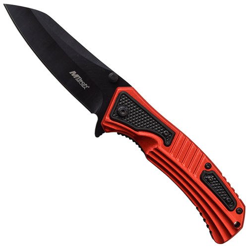 MTech USA Two Tone Anodized Aluminum Handle Folding Knife