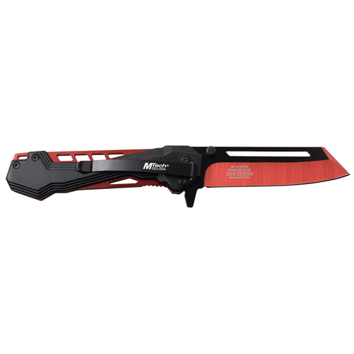 MTech USA A1057 Anodized Aluminum Handle Folding Knife
