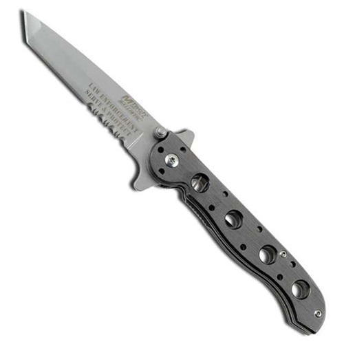 MTech USA MT-A805GY Grey Handle Matte Blade Folding Knife