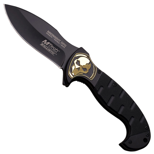 MTech USA Skull Bolster Folding Knife