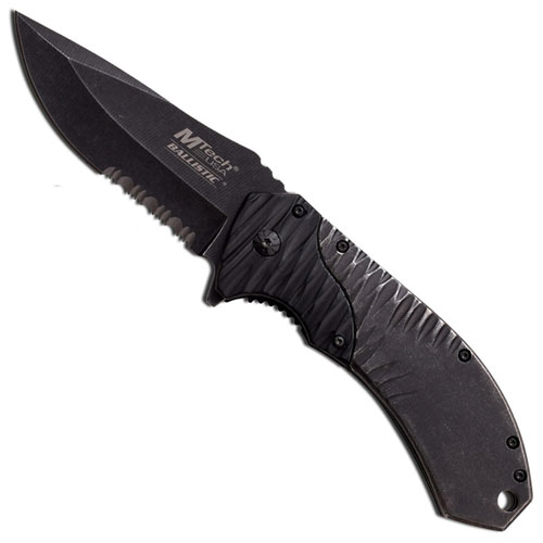 MTech USA Black Spring Assisted Knife