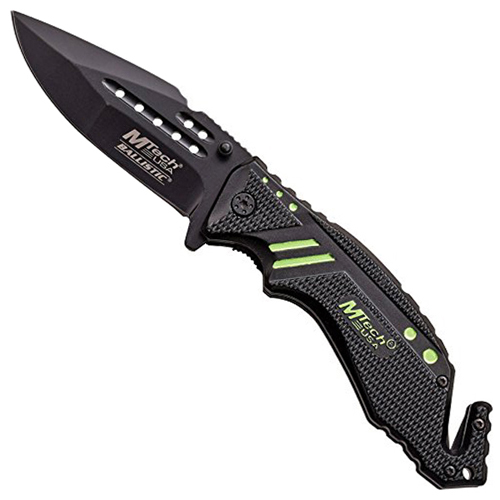 MTech USA A898 Anodized Aluminum Handle Folding Blade Knife