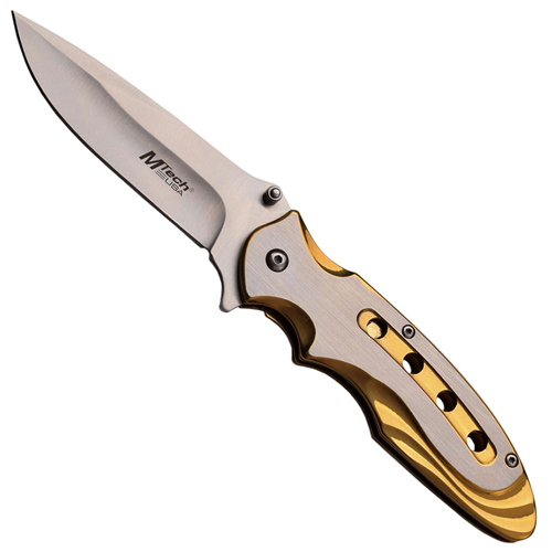 MTech USA Drop Point Fine Edge Folding Blade Knife