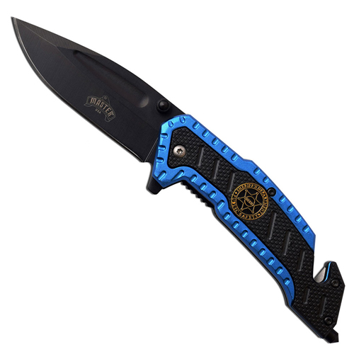 Master USA MU-A056 Glass Breaker Spring Assisted Folding Knife
