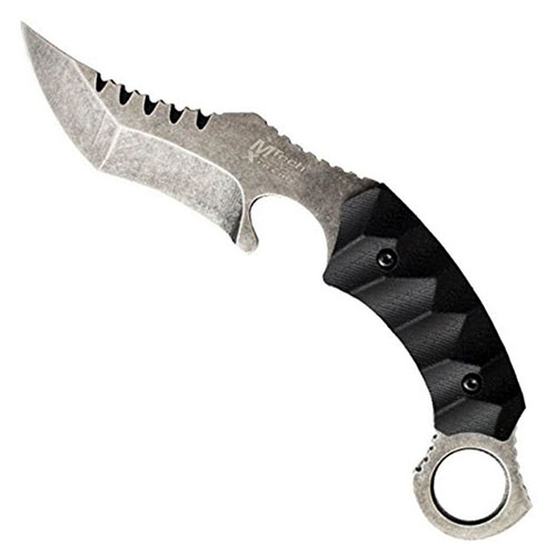 Mtech Xtreme 9.25 Karambit Black Fixed Blade Knife