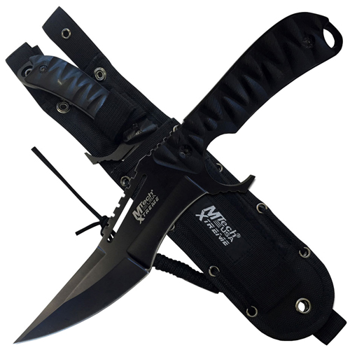 MTech USA Xtreme G10 Handle Tactical Knife w/ Sheath