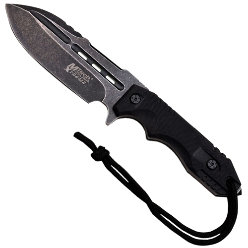 MTech Xtreme Drop Point 9 inch Stonewashed Fixed Blade Knife