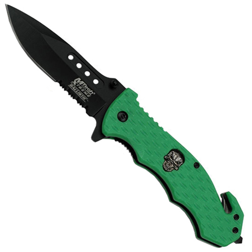 MTech USA Xtreme Green G10 Handle Folding Knife