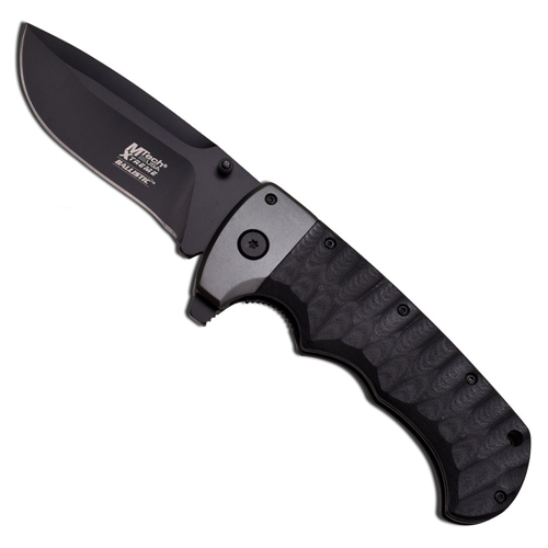 Mtech USA MX-A830BK Xtreme Black Blade Spring Assisted Folding Knife