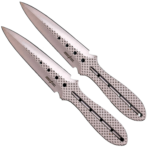 Perfect Point Double Edge Satin Throwing Knives