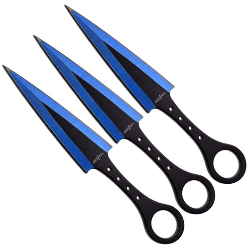 Perfect Point Electro-Plated Throwing Knives - 7.5 Inch