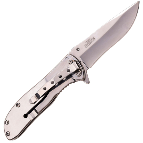 TF-861C Folding Knife - Mirror Polished Handle